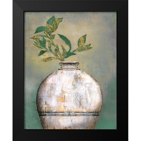 Global Vessel II Black Modern Wood Framed Art Print by Tava Studios