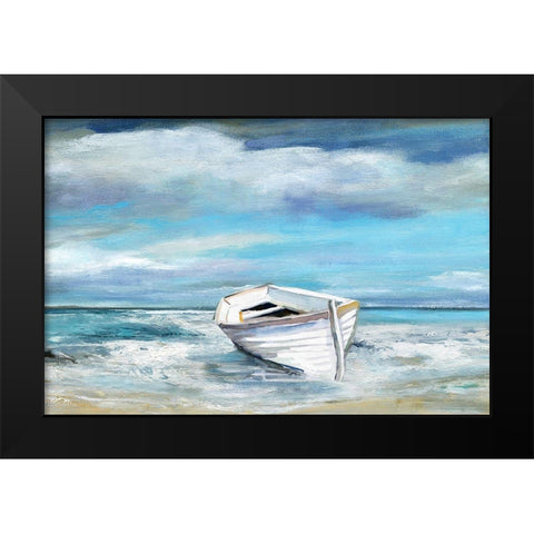 Classic Coast Black Modern Wood Framed Art Print by Robinson, Carol