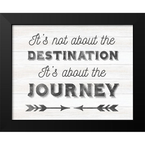 Destination Black Modern Wood Framed Art Print by Designs, CAD