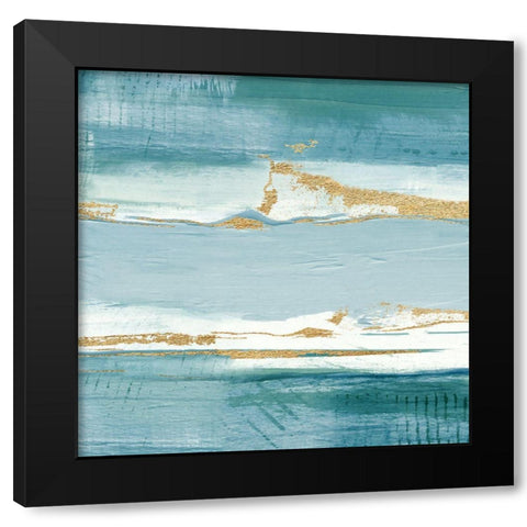 Cool Spring II Black Modern Wood Framed Art Print with Double Matting by Jill, Susan