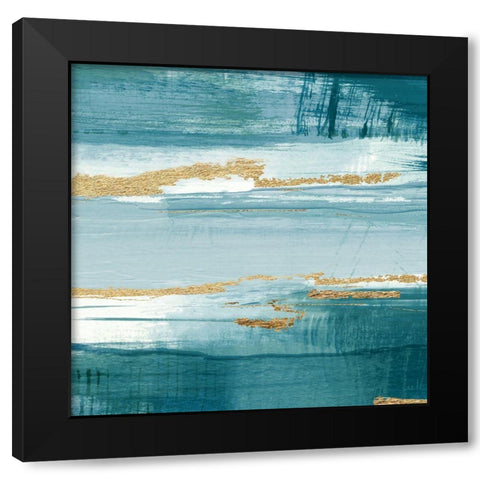 Cool Spring III Black Modern Wood Framed Art Print with Double Matting by Jill, Susan