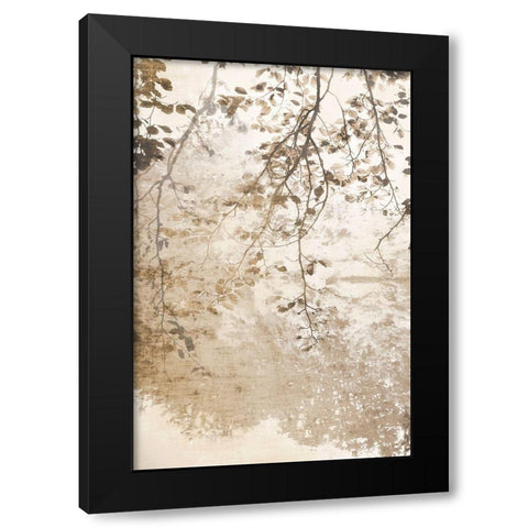 Fresco Black Modern Wood Framed Art Print by Weisz, Irene