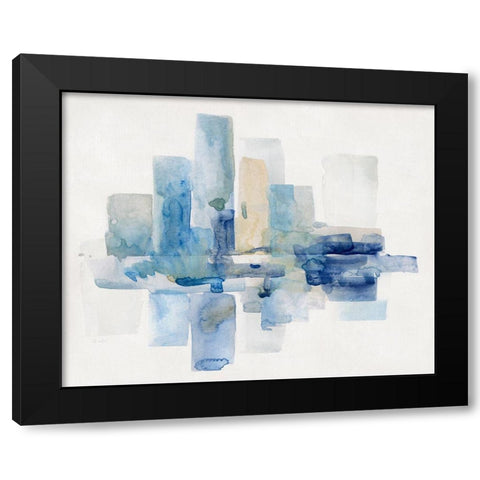 Soft Skyline I Black Modern Wood Framed Art Print by Swatland, Sally