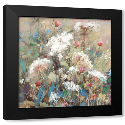 Queen Anns Garden Black Modern Wood Framed Art Print with Double Matting by Swatland, Katie