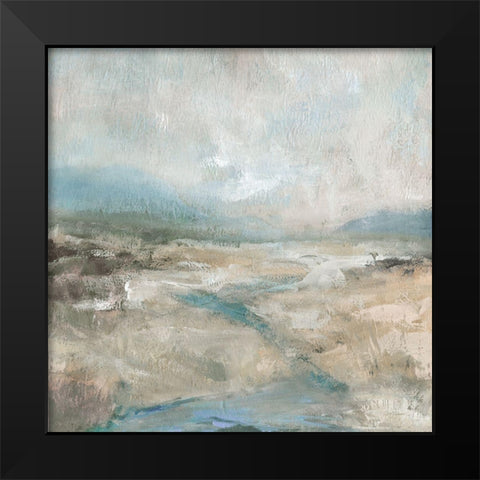 Summer Creekbed Black Modern Wood Framed Art Print by Robinson, Carol