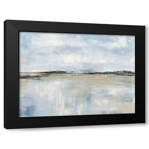Across The Meadow Black Modern Wood Framed Art Print by Jill, Susan