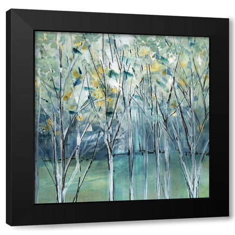Frost Valley Light Black Modern Wood Framed Art Print by Jill, Susan
