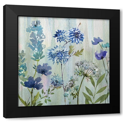 Color Wash I Black Modern Wood Framed Art Print by Knutsen, Conrad