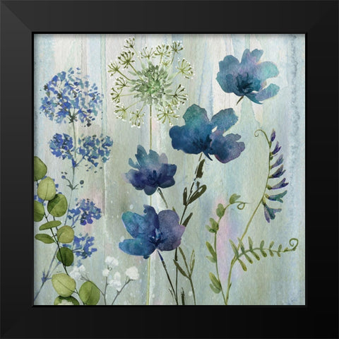 Color Wash II Black Modern Wood Framed Art Print by Knutsen, Conrad