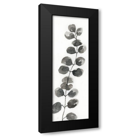 Natural Leaf I Black Modern Wood Framed Art Print with Double Matting by Nan