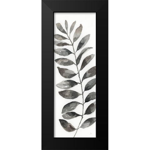 Natural Leaf II Black Modern Wood Framed Art Print by Nan