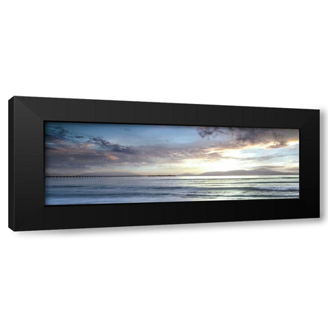 Island Calm Black Modern Wood Framed Art Print by Calascibetta, Mike