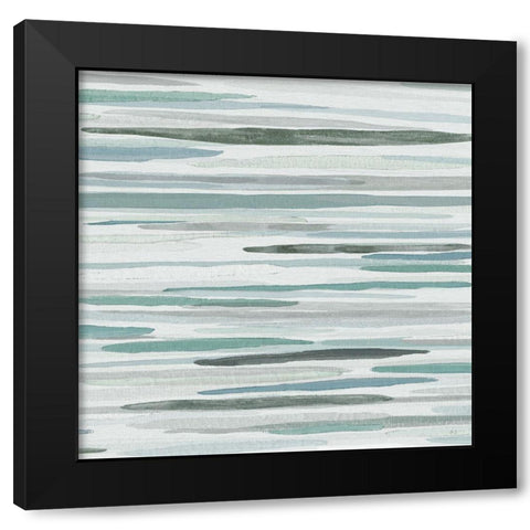 Wind and Water I Black Modern Wood Framed Art Print by Jill, Susan