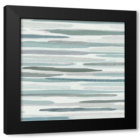 Wind and Water II Black Modern Wood Framed Art Print with Double Matting by Jill, Susan
