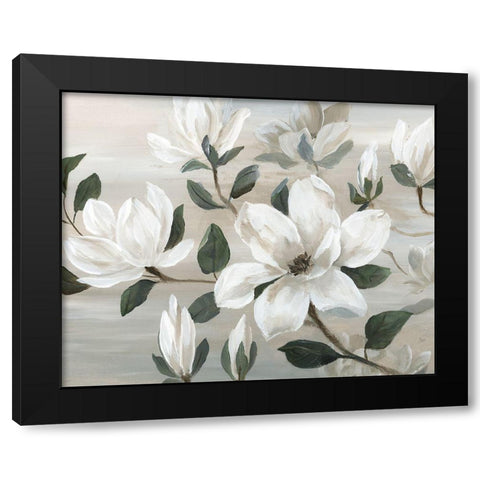 Southern Charm Black Modern Wood Framed Art Print with Double Matting by Nan