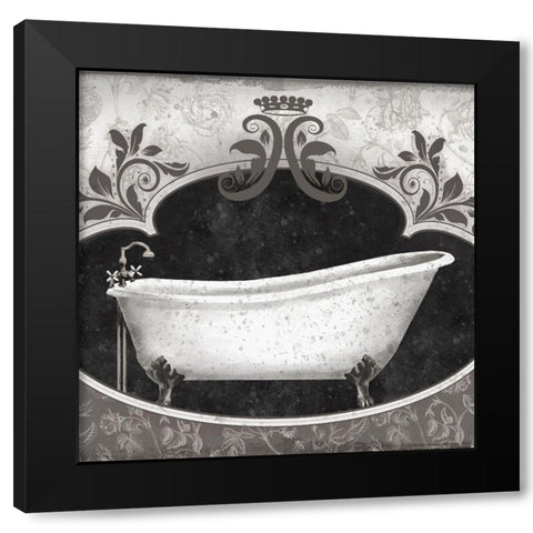 Glam Bath II Black Modern Wood Framed Art Print by Knutsen, Conrad