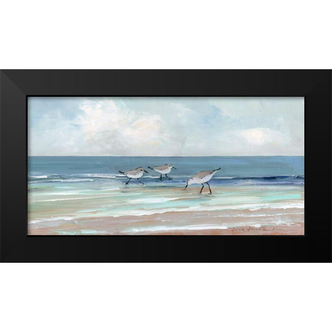 Shore Searching I Black Modern Wood Framed Art Print by Swatland, Sally