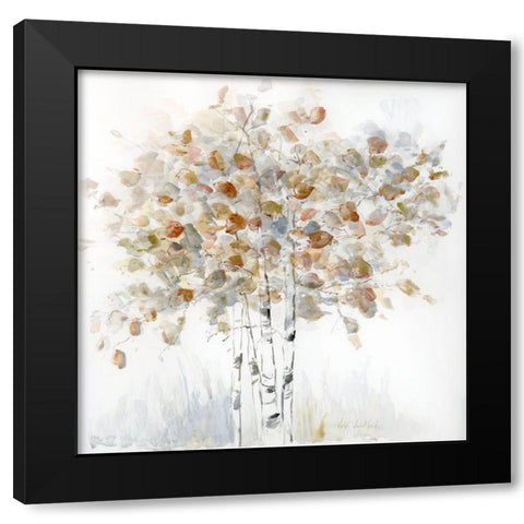 Birch Grove I Black Modern Wood Framed Art Print by Swatland, Sally