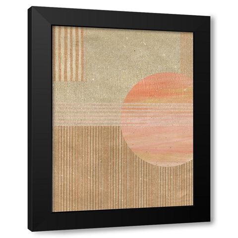 Adobe Sunrise II Black Modern Wood Framed Art Print by Jill, Susan