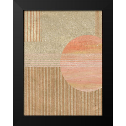Adobe Sunrise II Black Modern Wood Framed Art Print by Jill, Susan