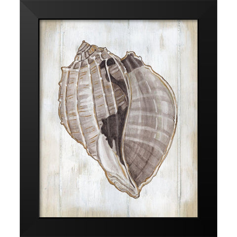 Ocean Cone II Black Modern Wood Framed Art Print by Robinson, Carol