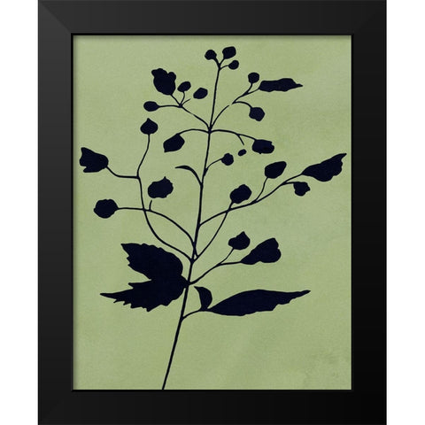 Earthly Botanical II Black Modern Wood Framed Art Print by Jill, Susan
