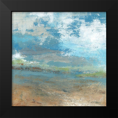 Clouds on the Ocean Black Modern Wood Framed Art Print by Robinson, Carol
