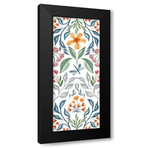 Folk Panel I Black Modern Wood Framed Art Print with Double Matting by Brockmon, Kristen