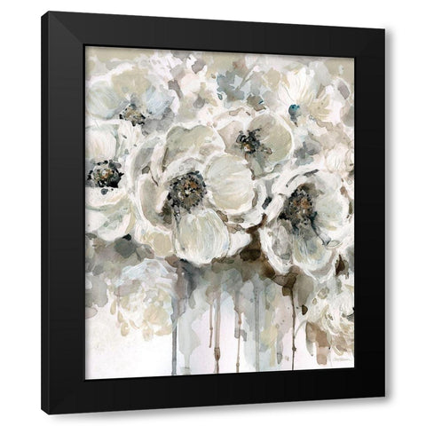 Soft Fragrance I Black Modern Wood Framed Art Print with Double Matting by Robinson, Carol