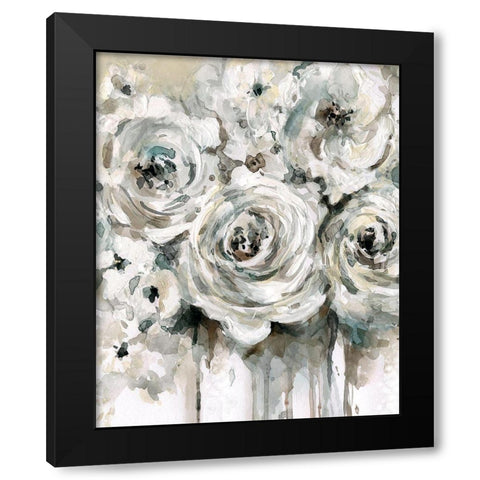 Soft Fragrance II Black Modern Wood Framed Art Print with Double Matting by Robinson, Carol