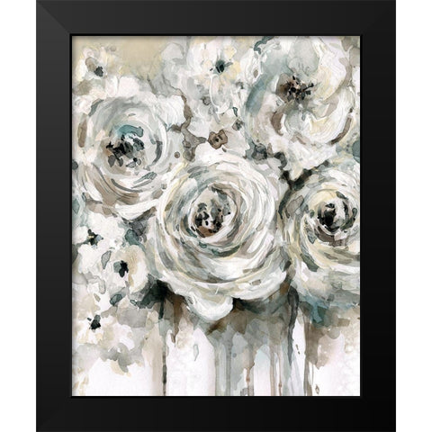 Soft Fragrance II Black Modern Wood Framed Art Print by Robinson, Carol