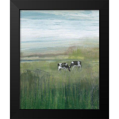 Out to Pasture I Black Modern Wood Framed Art Print by Jill, Susan