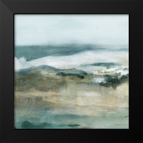 Moody Seas I Black Modern Wood Framed Art Print by Robinson, Carol