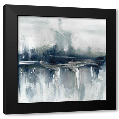 Indyscape II Black Modern Wood Framed Art Print with Double Matting by Chang, Stella