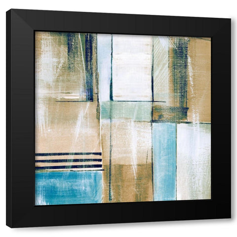 Paths I Black Modern Wood Framed Art Print with Double Matting by Jill, Susan