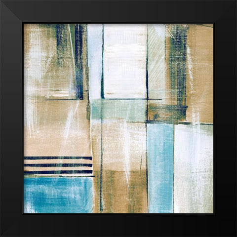 Paths I Black Modern Wood Framed Art Print by Jill, Susan