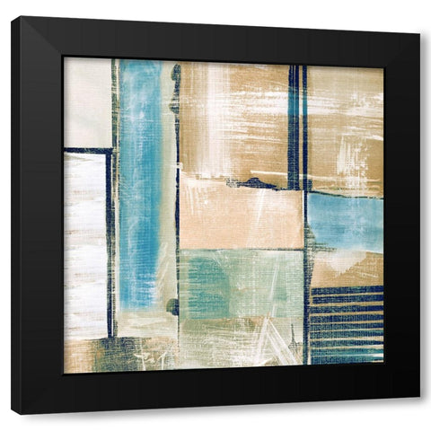 Paths II Black Modern Wood Framed Art Print by Jill, Susan