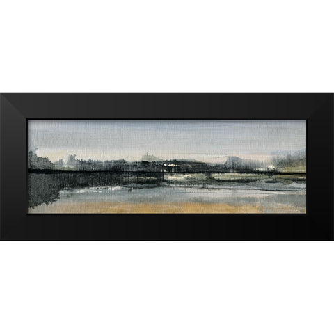 River Cross Black Modern Wood Framed Art Print by Jill, Susan