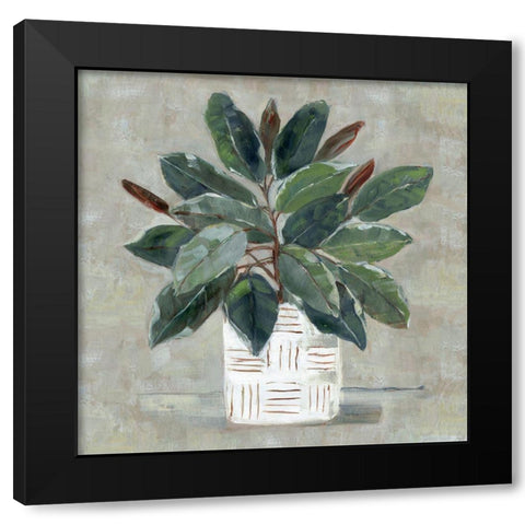 Simple Tropic I Black Modern Wood Framed Art Print with Double Matting by Swatland, Sally