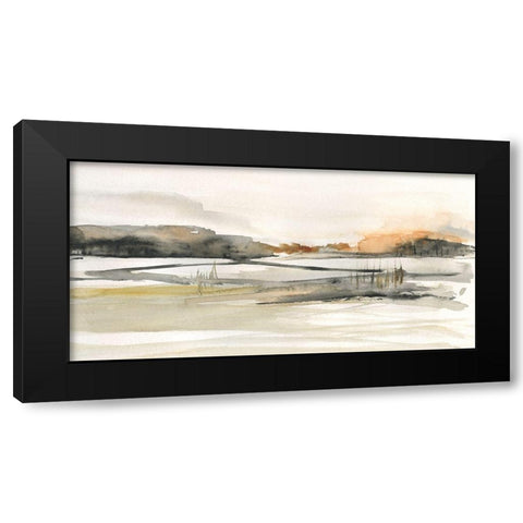 Turnwood Clearing Black Modern Wood Framed Art Print with Double Matting by Jill, Susan