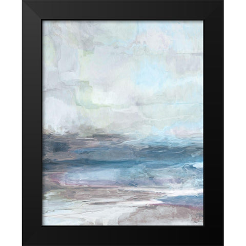 Valle Azzurra Black Modern Wood Framed Art Print by Butler, John