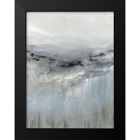 A Cool Wind Black Modern Wood Framed Art Print by Robinson, Carol
