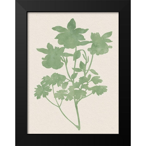 Vintage Garden I Black Modern Wood Framed Art Print by Jill, Susan