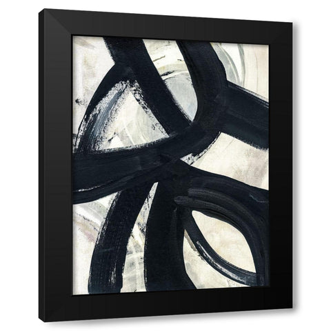 A Day In Brooklyn Black Modern Wood Framed Art Print by Jill, Susan