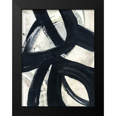 A Day In Brooklyn Black Modern Wood Framed Art Print by Jill, Susan