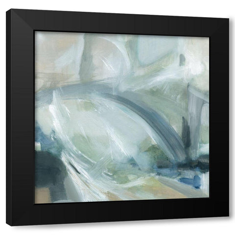 Subtle Chaos Black Modern Wood Framed Art Print by Robinson, Carol