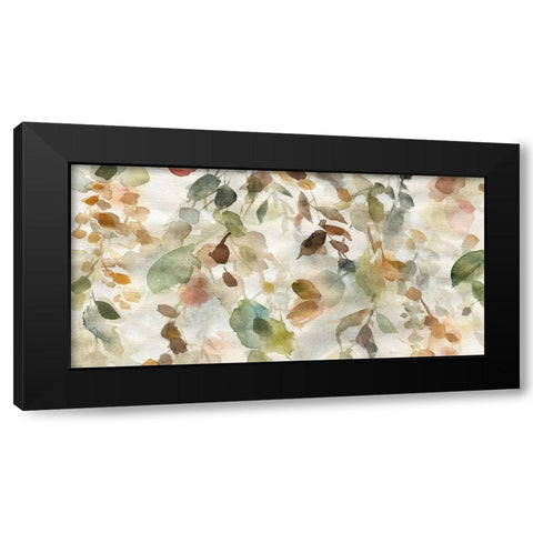 Fall Cascade Black Modern Wood Framed Art Print with Double Matting by Robinson, Carol