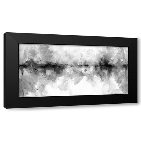 Island Mist Black Modern Wood Framed Art Print with Double Matting by Robinson, Carol