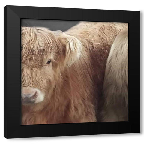 The Red One Black Modern Wood Framed Art Print with Double Matting by Robinson, Carol