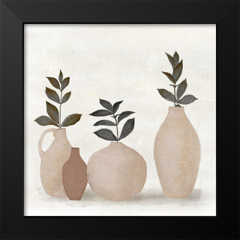 Tuscan Still Life Black Modern Wood Framed Art Print by Tava Studios